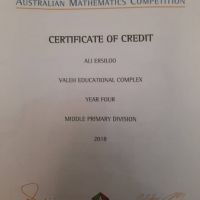 Australian Mathematics Competition 2018